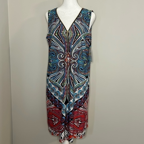 NWT MSK Sleeveless Tank Dress Size Medium - Picture 1 of 8